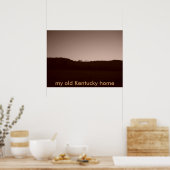 057, mijn oude Kentucky-huis Poster (Keuken)