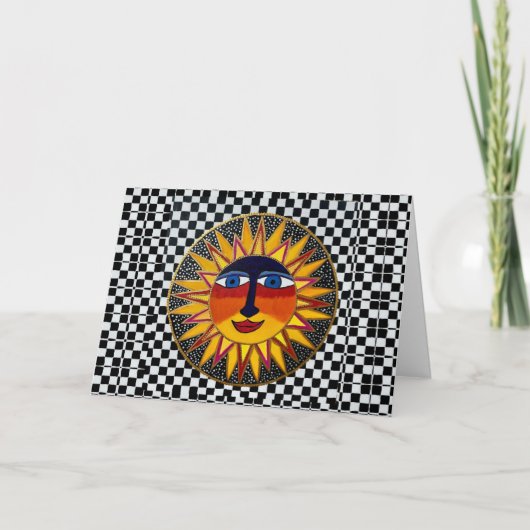 05 - Carte de vœux Soleil (Devant)