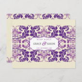 064 Enna:: RSVP ANTWOORDSLIP - savvy (Voorkant / Achterkant)