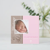 069 Bree :: Invitation de baptême 2 (Debout devant)