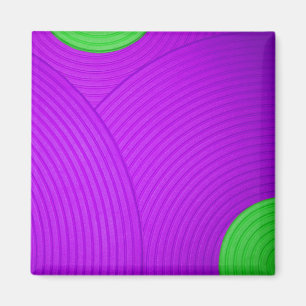 06 Groene en Paarse cirkels Magnet Magneet