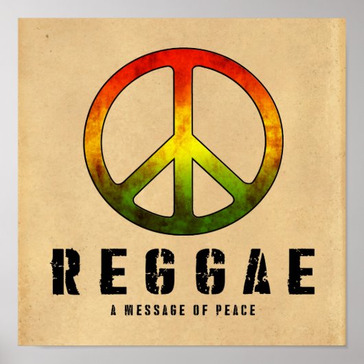 06 Reggae Peace Poster (Voorkant)