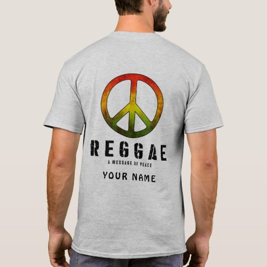 06 Reggae Peace T-shirt (Achterkant)