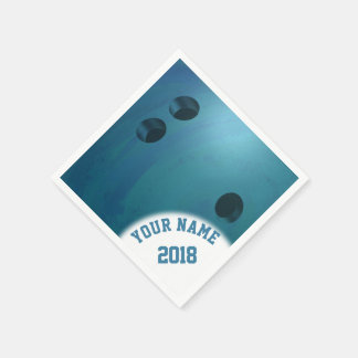 06 van 12 Blue Bowling Ball Thékins Servet