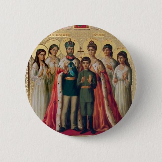 0704czarfamily02 ronde button 5,7 cm (Voorkant)