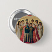 0704czarfamily02 ronde button 5,7 cm (Voorkant /achterkant)