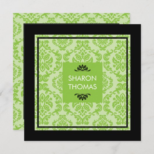 071 Annette :: INVITATIONS DE DOUCHE BRIDALE (Devant / Derrière)