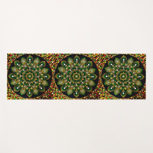074 - Groeiende Mandala Yoga Mat (Voorkant (horizontaal))