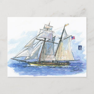 (076) Clipper Ship Briefkaart