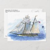 (076) Clipper Ship Briefkaart (Voorkant / Achterkant)