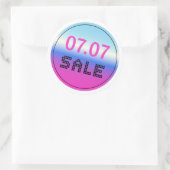 07.07 Sticker À Vendre Avec Un Dégradé Holographiq (Sac)