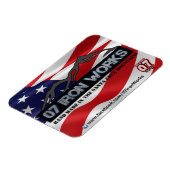 07 Iron Works "Old Glory" Gregg Racing Magneet (Linkerzijde)