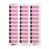 083 Voula:: KLEINE ZELFGEADRESSEERDE ETIKETTEN (Full Sheet)