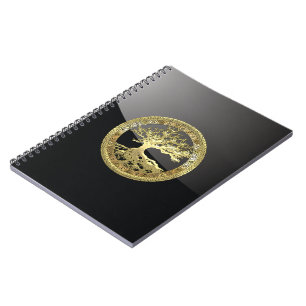 [08] Celtic Golden Tree of Life Notitieboek
