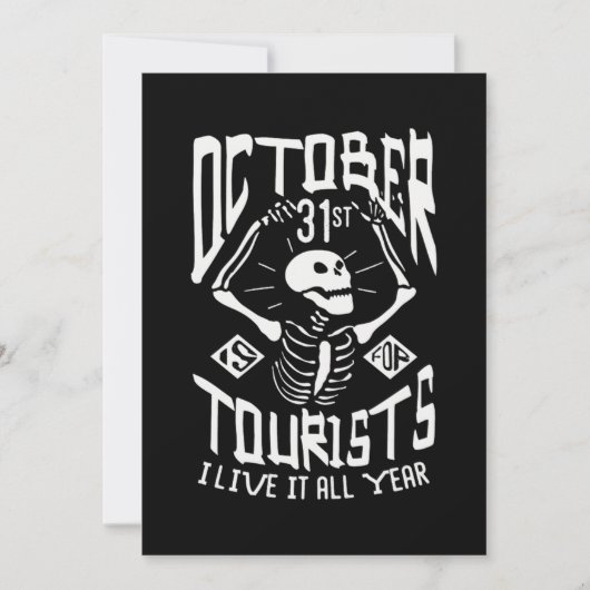 08.Halloween Funny Save The Date (Voorkant)