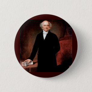 08 Martin Van Buren Ronde Button 5,7 Cm