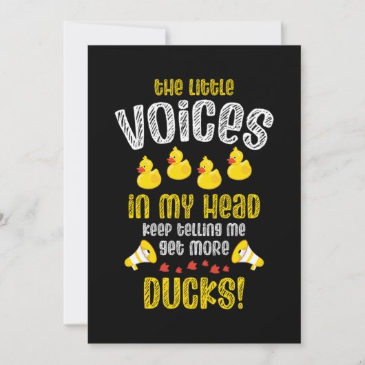 08.Rubber duck for a Duck Lovers Save The Date (Voorkant)