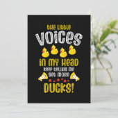 08.Rubber duck for a Duck Lovers Save The Date (Staand voorkant)