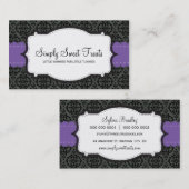 090 Christa :: CARTE DE VISITE :: funky damask 10L (Devant / Derrière)