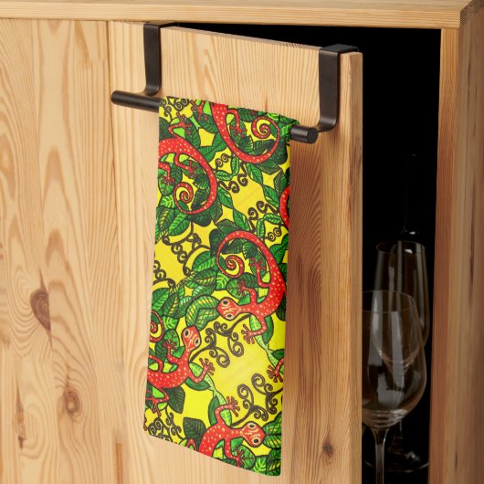 092- Serviette de cuisine (Pliage en tiers)