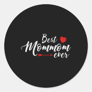 095921 Beste Mama Ooit Familie Liefde Moeder Moede Ronde Sticker