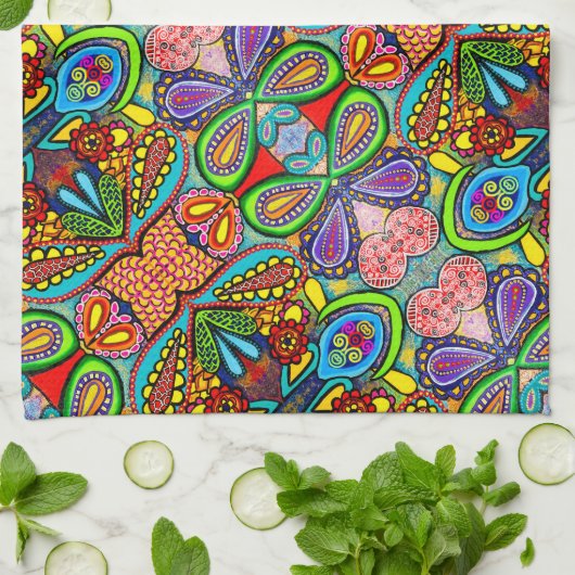 095 - Serviette de cuisine (Plié)