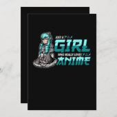 09.Alleen een meisje dat echt van Anime houdt Save The Date (Voorkant / Achterkant)
