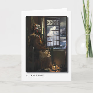 09 La carte de voeux Hermit Tarot