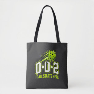 0-0-2 Pickleball Tas - Grappige Score Cadeau