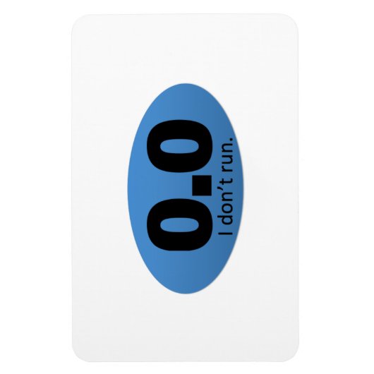 0.0 Ik ren niet. Magneet (Verticaal)