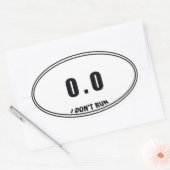 0.0 Stickers Ovaux non coureurs (Enveloppe)