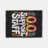 0.0 Suprt Staff Marathon Cheer Squad -  Fleece Deken (Voorkant (Horizontaal))
