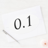 0.1 Sticker ovale (Enveloppe)