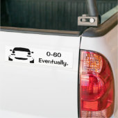 0-60 grappige miata bumpersticker (Op Truck)