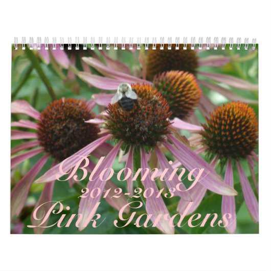 0 Blooming roze tuinen 2012-2013 Kalender (Hoes)