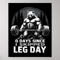 0 dagen sinds overgeslagen been-dag krachttraining