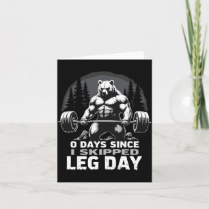 0 dagen sinds overgeslagen been-dag powerlifting b kaart