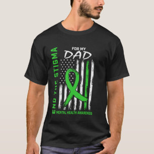 0 Groen Lint Mentale Gezondheid Bewustzijn Items P T-shirt