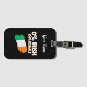 0% Iers 100% Kissable Bagagelabel (Voorkant (horizontaal))