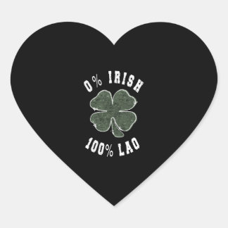0 Ierse 100 Loa Shamrock Hart Sticker