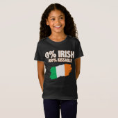 0% Irish 100% Kissable T-shirt (Voorkant volledig)