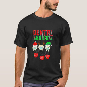 0 Kerst Tandheelkundig Team Grappige Tanden Met Ma T-shirt