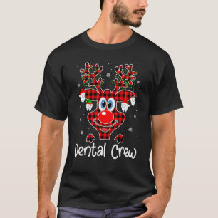 0 Kerstmis Sinterklaas ELF Rendier Tandarts Rood G T-shirt
