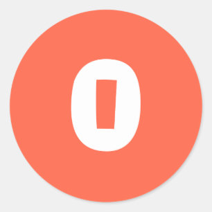 0 Kleine Rondtomato Red Stickers van Janz