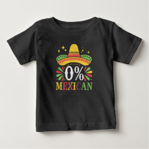 0% Mexicaans Zero Percent Grappig Cinco De Mayo