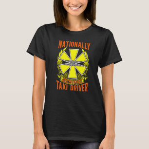 0 Nationaal Geregistreerde Taxi Chauffeur Ambulanc T-shirt