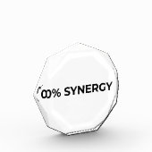 0% Synergy Minimalist Acrylic Desk Block Fotoblokken (Links)