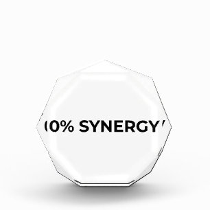 0% Synergy Minimalistisch Acryl Bureaublok Fotoblokken