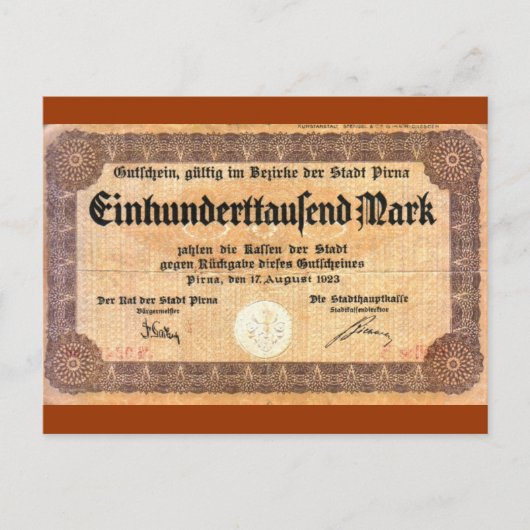 100000 BRIEFKAART (Voorkant)