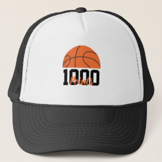 1000 Career Points Scorer Basketball Player Team Trucker Pet